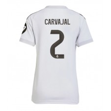 Real Madrid Daniel Carvajal #2 Hjemmedrakt Kvinner 2025-26 Kortermet